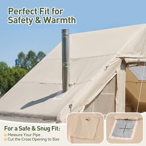 Aoxun Inflatable Tent, 2-4 Person Air Tent with Manual Hand Pump — view 5
