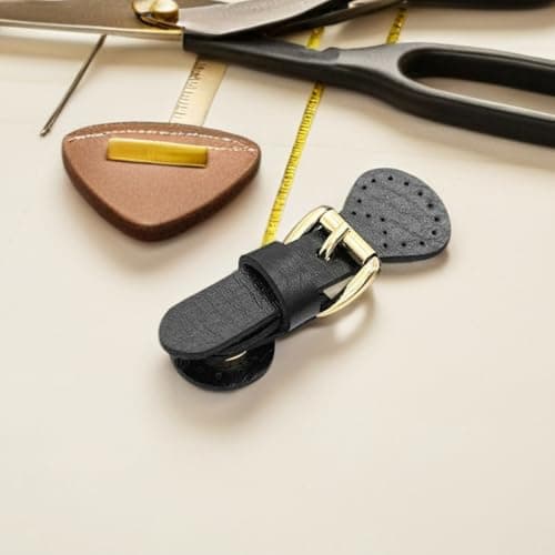 OHPHCALL 2pcs Magnetic Snap Button Repair Kit for Purses and Luggage with Pu Leather and Metal Material, Easy to Use and Open, for Sewing and DIY Craft Projects — view 5