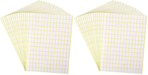 2940 Pcs Small White Label Stickers 13 X 9 mm Blank Matte Rectangular Labels Removable Sticky Labels Price Stickers for Jars Boxes File Folders Envelopes School Office Kitchen (Pack of 2)