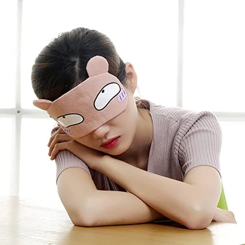 JCKD 4 Pack Daydream Sleep Eye Masks, Universal Cute & Soft Fluffy Travel Resting Eye Masks, Disney Daydream Masks — view 2