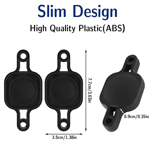 Dacitiery AirTag Bike Mount Holder, Waterproof Hidden Under Bottle Cage — view 2