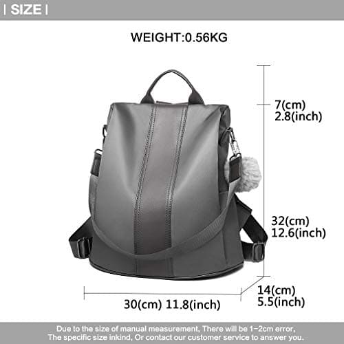Miss Lulu Backpack Womens, Anti-Theft PU Rucksack Bags for Ladies — view 6