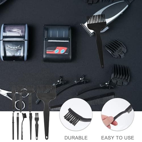 8pcs Cleaning Brush Set Pp Black for Clipper Trimmer — view 5