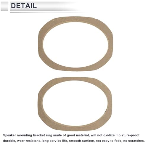 RATCHROLL 2 Pcs Universal Speaker Spacer Ring Adapter Waterproof for 6"x9" — view 4