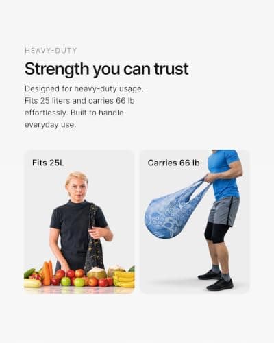 Nanobag XL 25L Tote Foldable Packable Reusable Grocery Shopping Bag — view 6