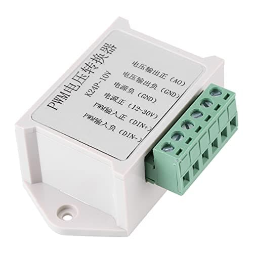 Kadimendium Digital Voltage Converter Adapter for PLC 0-10V Output, 24V PWM Signal to Analog Signal Converter for Industrial Control Board