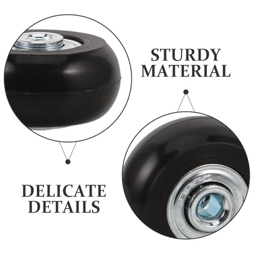 Zerodeko Replacement Wheels for Suitcases and Luggage with Pu Material and Ball Bearing, Heavy Duty Low Noise Travel Luggage Wheel Repair Kit for Business Trips and Hotels — view 3