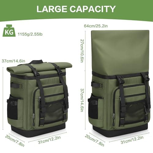 Youngoa 40L Cooler Backpack, Large Leakproof Insulated Cool Bag Rucksack — view 2