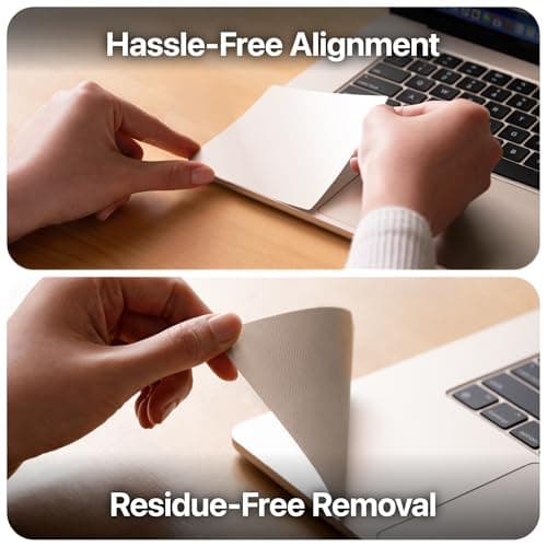 UPPERCASE GhostShield Premium Palm Rest Protector Skin Cover Set, Scratches and Wear Protection, Compatible with MacBook Pro 16" 2024 2023 2021 M4/M3/M2/M1 Pro/Max (Space Black) — view 6