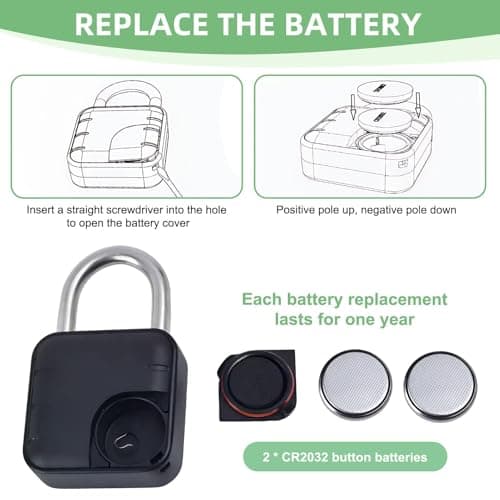 6 Digit Combination Padlock, IP55 Waterproof Gym Locker Padlock — view 3