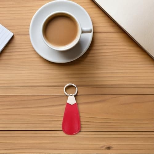 VILLCASE Portable Metal Shoe Horn Keychain for Seniors Lightweight Travel Shoe Spoon Compact Easy to Carry for Daily Use — view 6