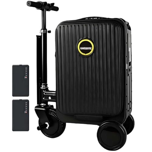 Portable Rideable Suitcases,Electric Rideable Suitcase 20l D-Black