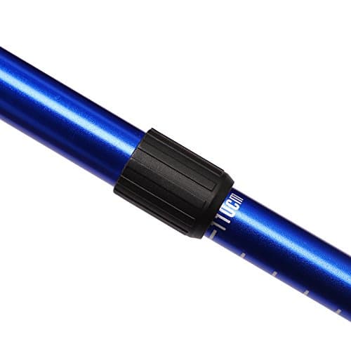 Trekking Pole Telescopic Anti-shock Hiking Pole Lightweight Aluminum Alloy Walking Pole-Stick for Walking Snow Mountain Climbing Outdoor Climbing Backpacking — view 5
