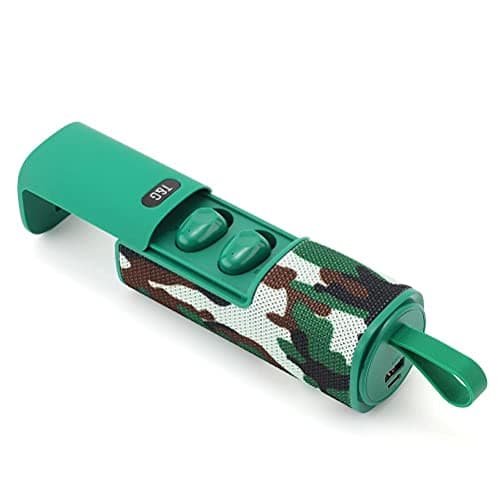 Yosoo Health Gear Outdoor Bluetooth Speaker with Power Bank, Camo (#2) — view 5