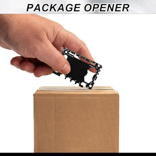 24 Pack Credit Card Multitools, 46 in 1 Stainless Steel Pocket Tools — view 5
