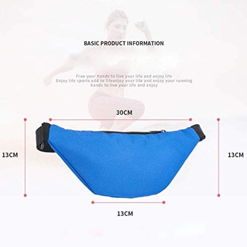 Mens Waist Bag, Bumbags for Men: Travel Bum Bags Lightweight Mens Bumbag Stylish Money Belt Portable Hiking Waist Packs Outdoor Fanny Pack Sky Blue One Size — view 4