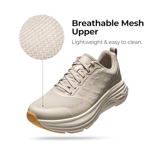 NORTIV 8 Men's Walking Running Tennis Shoes Sneakers,Apricot,11 — view 5