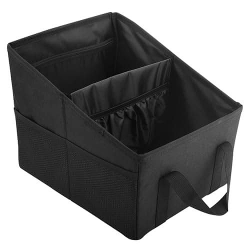VBGURR Car Seat Organiser for Front and Rear Seat with Storage Pockets,Multi-Functional Back Seat and Car Boot Organiser for Kids,Portable Vehicle Storage to Organise Toys, Snacks & Travel Essentials