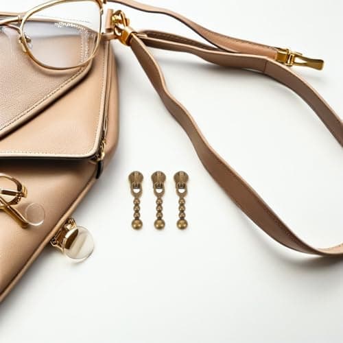 VINTORKY 40pcs Vintage Metal Zipper Pull Replacement Repair Kit with Sturdy Support and Rust Resistant Design, Universal Fit for Suitcase and Clothing, for Quick Zipper Fix and Sewing — view 5