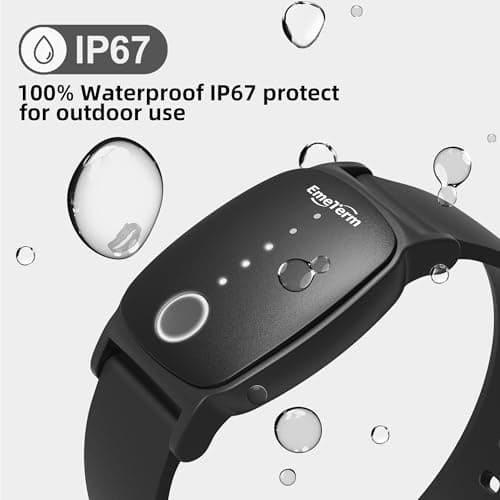 EmeTerm Explore Anti-Nausea Wristband IP67 Waterproof Morning Motion Travel Sickness Vomit Relief Rechargeable Classic Strap Design Drug Free Without Side Effects - Extra 2pack Conductive Gel — view 2