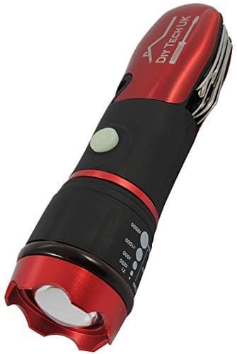 DIY TECH UK - 15 in 1 Pocket Multi Tool with Sciccors - 300m LED Torch — view 5
