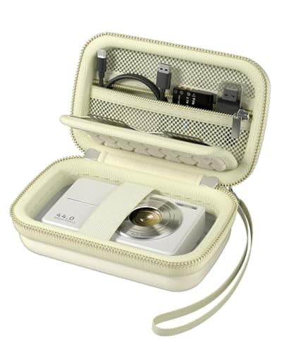 ProCase Digital Camera Case for IXNAIQY/Kodak PIXPRO FZ55/FZ45 -Cream