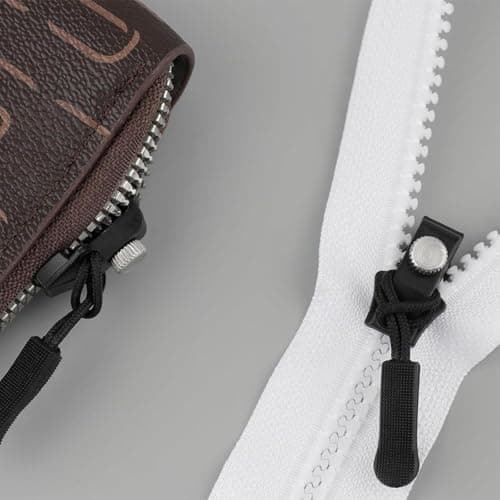 PIXZCSA Metal Zipper Repair Kit Smart Solution Durable Zipper Head Replacement for Jeans Handbags Travel Luggage Metal Repair Kit Backpack Puller — view 6