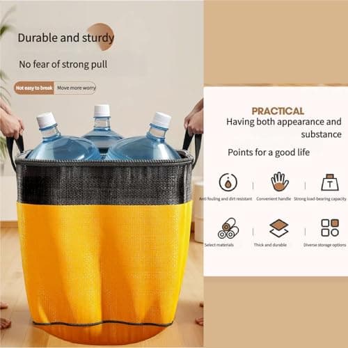 PolMinrs 3 Pack (180L/140L/104L) Moving Bags Extra Large Strong,Large Storage Bag with Zips for Clothes Moving Camping Garden Tools Moving Totes Holiday Decorations Storage(blue) — view 2