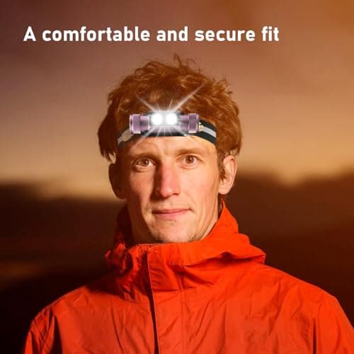 weneasker Super Bright LED Headlamp, 1200 Lumens Super Bright Light, USB C Rechargeaable Head Lamp for Adult, Stylish Gift for Female Engineers, Women Who Love The Outdoors, Long Runtime, Pink — view 6