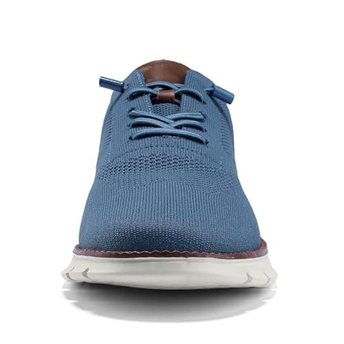 Wearbreeze Men's Business Casual Oxford Trainers - Lightweight Lace-Up Shoes for Work, Travel & Daily Commuting, Light Blue, 11 UK — view 4