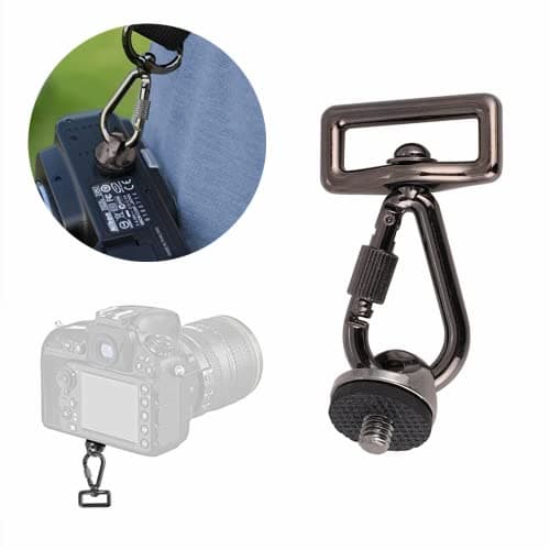SIAOBIULYG Camera Shoulder Strap Hooks, Screw Set for Sling & Neck Straps — view 2