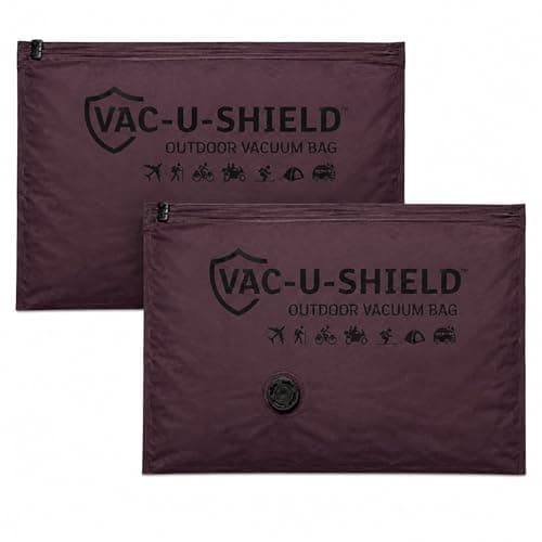 Vac-U-Shield Outdoor Travel Vacuum Bags, 2 Pack, Red 45x34 cm, Anti-Scratch — view 4