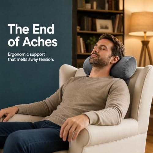 FTISSLY Headrest Ergonomic Pillow for Recliners Armchairs, Neck Support — view 6