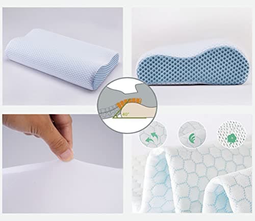Ecosafeter 2026 New Upgrade Memory Foam Pillow- Cervical Orthopedic Deep Sleep Neck Pillow -Superior Comfort for Neck Shoulder Pain Sleeping with Cooling Pillowcase — view 2