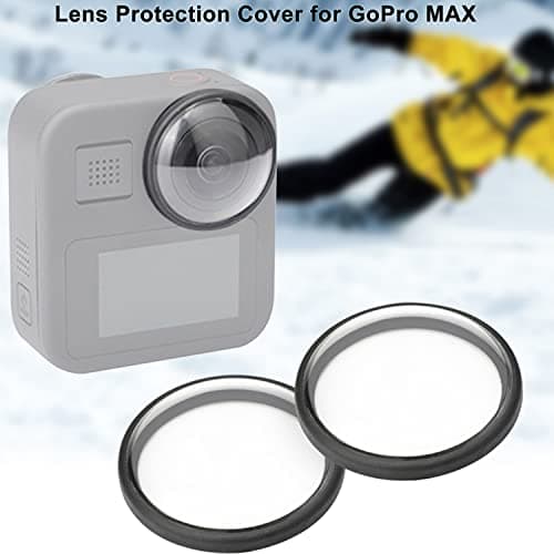 FiTSTILL 2 PCS Lens Protector Kit for Go Pro MAX Action Camera,High Transparent 9H Hardness Scratch Resistant for Go Pro Max 360 2025 Sticky Lens Guards Accessories — view 2