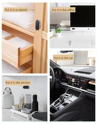 QUEMISS Car Phone Holder Mount for Car 2 Pack Strong Suction Adhesive Rotary Folding Cell Phone Holder Apply for Center Console Compatible with All Smartphones of iPhone Huawei, Xiaomi Samsung — view 6
