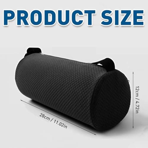 Lumbar Roll Pillow for Lower Back,11Inch Memory Foam Lumbar Support Cushion — view 2