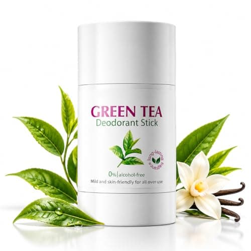 Whole Body Deodorant Stick,Green Tea Deodorant,Solid Perfume Antiperspirant for Odor Control & Sweat Protection Odor Control, All-Day Freshness, Moisturizing Portable Stick