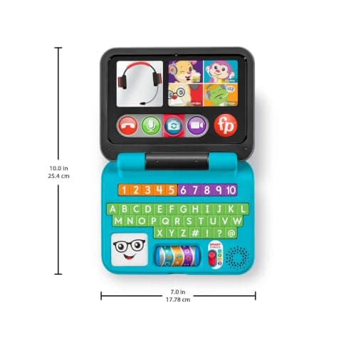 Fisher-Price Laugh & Learn Let’s Connect Laptop Toy, UK English — view 6
