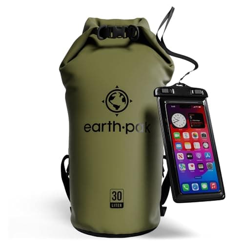 Waterproof Dry Bag 30L - Roll Top Compression Sack for Kayak Paddleboard