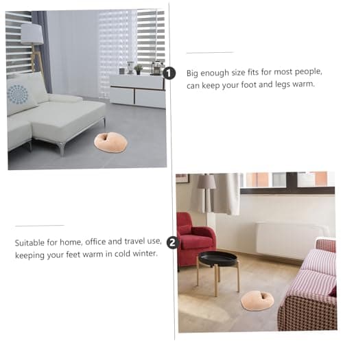 USB Foot Warmer One Size Eva Heating Shoes for Home Travel — view 2