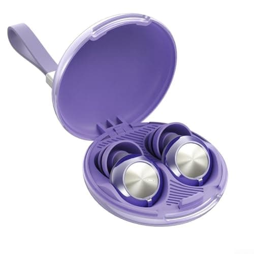 Travel Earplugs for Flying Pressure Relief and Snoring(Purple) — view 5