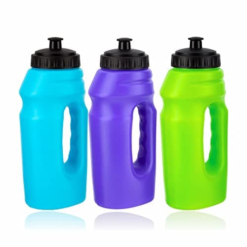 LORD C 700ml Sports Water Bottle with Handle – BPA Free Reusable Drinking Bottle, Leakproof Plastic Water Bottle for Gym, Cycling, Running, Camping, Travel & Outdoor Activities, Green
