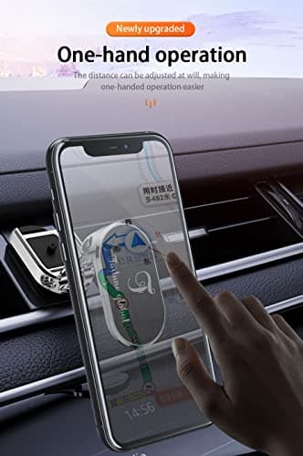 Fortune Global Magnetic Foldable car phone holder, Universal Magnetic Mount With 360° Rotation, Magnetic Mobile Phone Mount Dashboard Cradle compatible with iPhone Samsung all smartphones (Black) — view 5