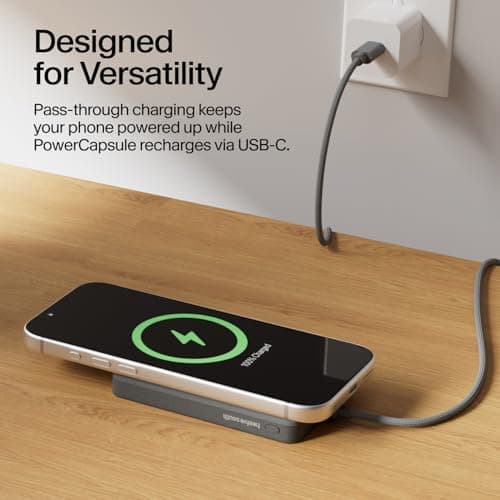 Twelve South PowerCapsule, MagSafe-compatible Power Bank (Slate) 10,000mAh — view 6