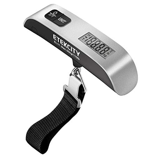 Etekcity EL11 Luggage Scale, Digital Portable Handheld Suitcase Weight for Travel with Rubber Paint & DURACELL 2032 Lithium Coin Batteries 3V (4 Pack) - Up to 70% Extra Life - Baby Secure Technology — view 2
