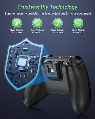 YUANHOT Rechargeable Battery Pack for Xbox Series X/S/One/Elite,LED Display — view 6