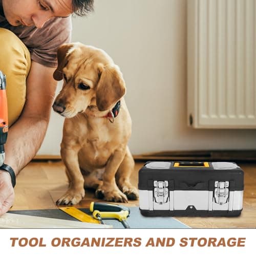 Tools Case Toolbox Stainless Steel Lockable Lightweight Back to School — view 6