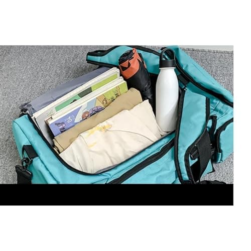 MLKBDB Unisex Backpack - Large Capacity Outdoor Hiking Ski Bag Crossbody Travel(Teal) — view 4