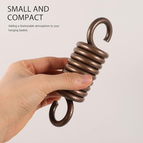 Heavy Duty Iron Steel Alloy Hammock Chair Spring Kit Coffee — view 6